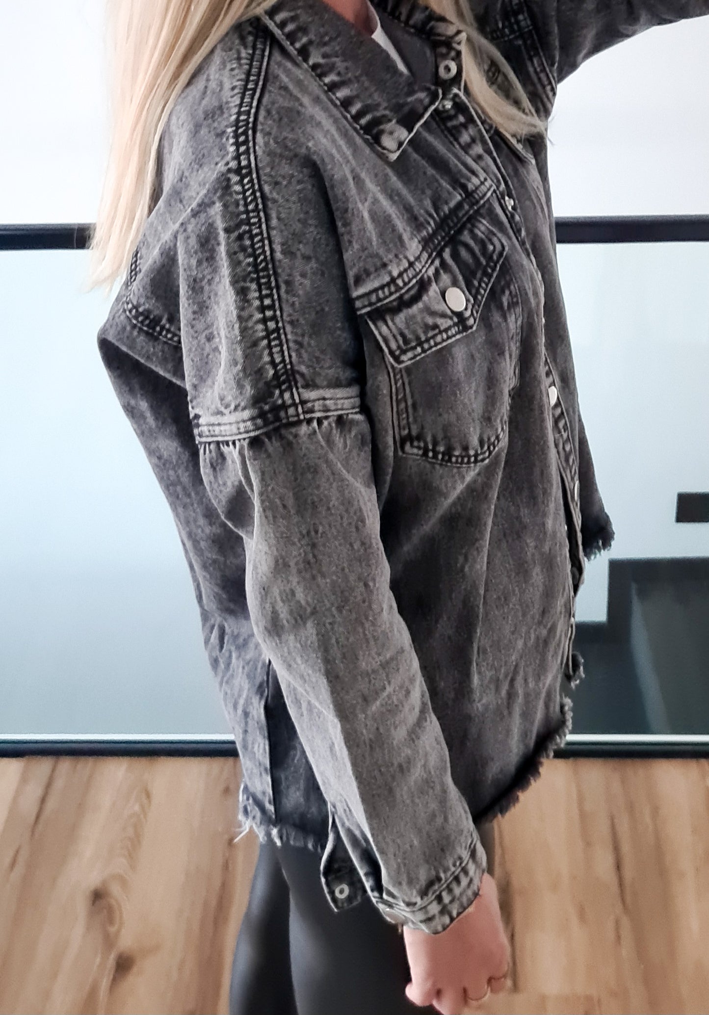 Oversized Jeanshemd Liana