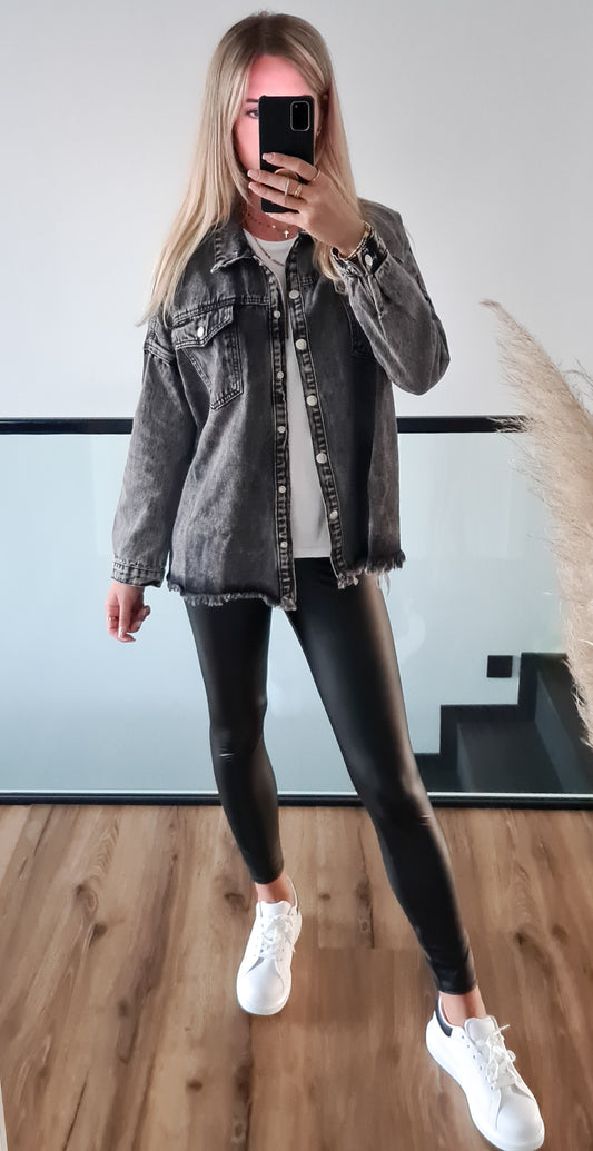 Oversized Jeanshemd Liana