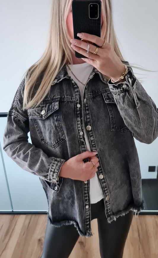 Oversized Jeanshemd Liana