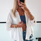 Musselin Bluse Amelie - weiß