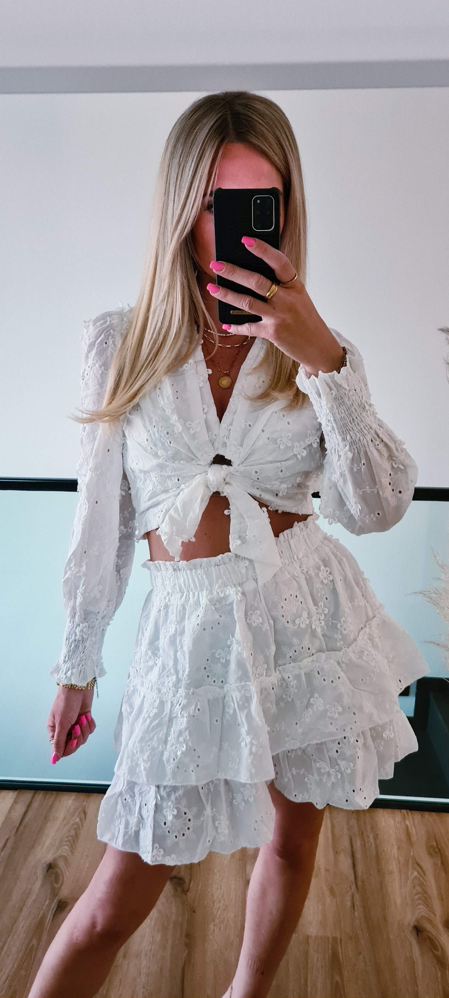 Bestickte Bluse Luna