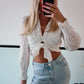 Bestickte Bluse Luna