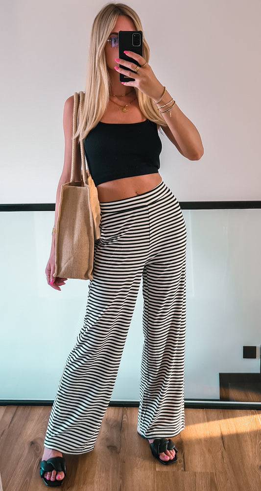 Leichte gestreifte Hose Marta