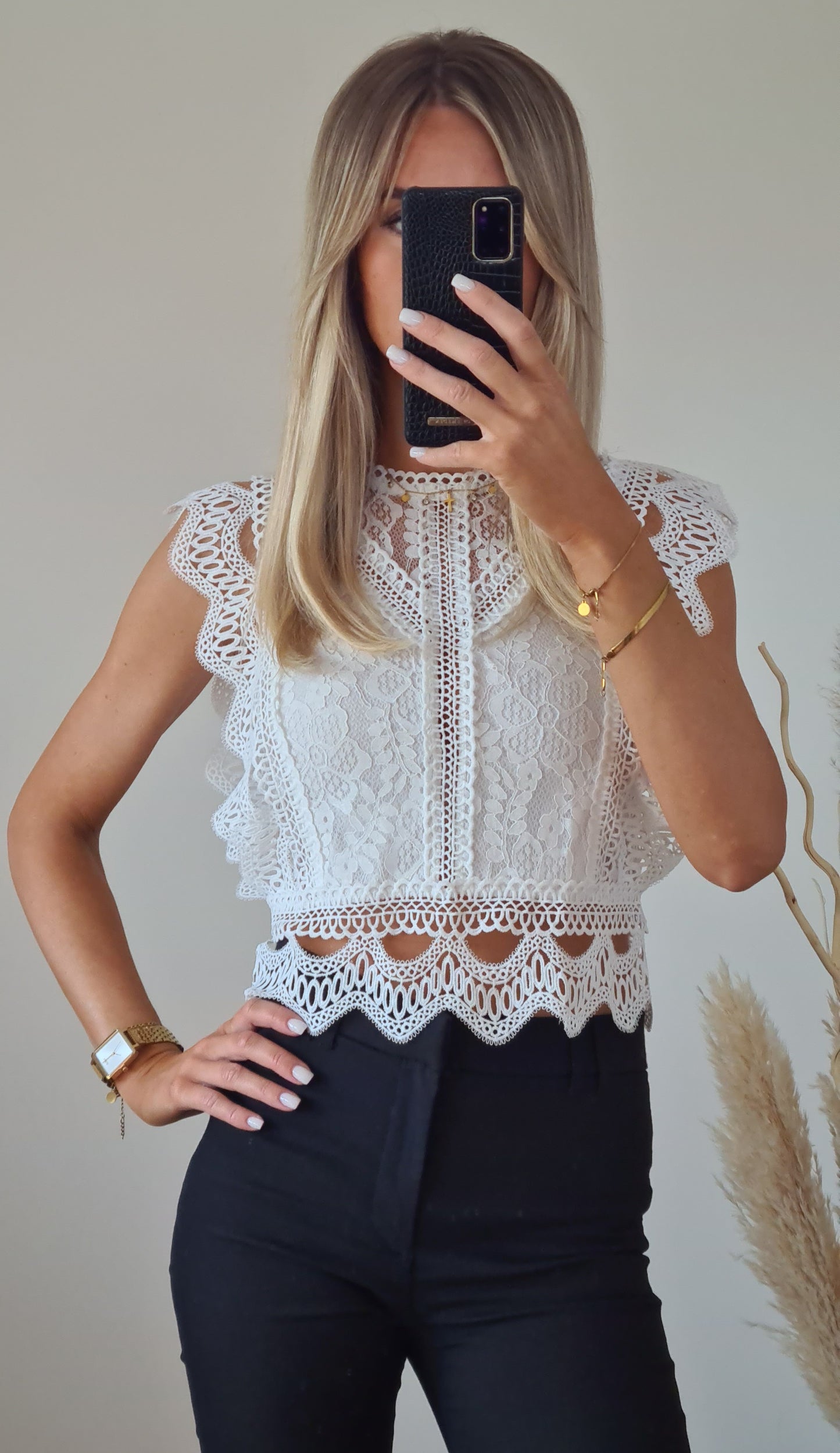 Spitzen-Bluse Adele