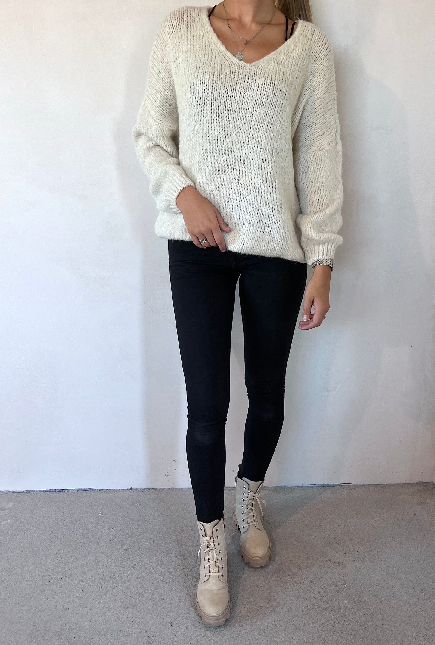 Weicher Strickpullover Betty - versch. Farben