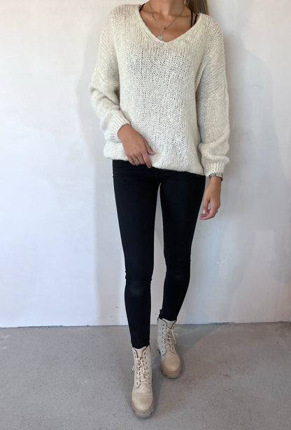 Weicher Strickpullover Betty - versch. Farben