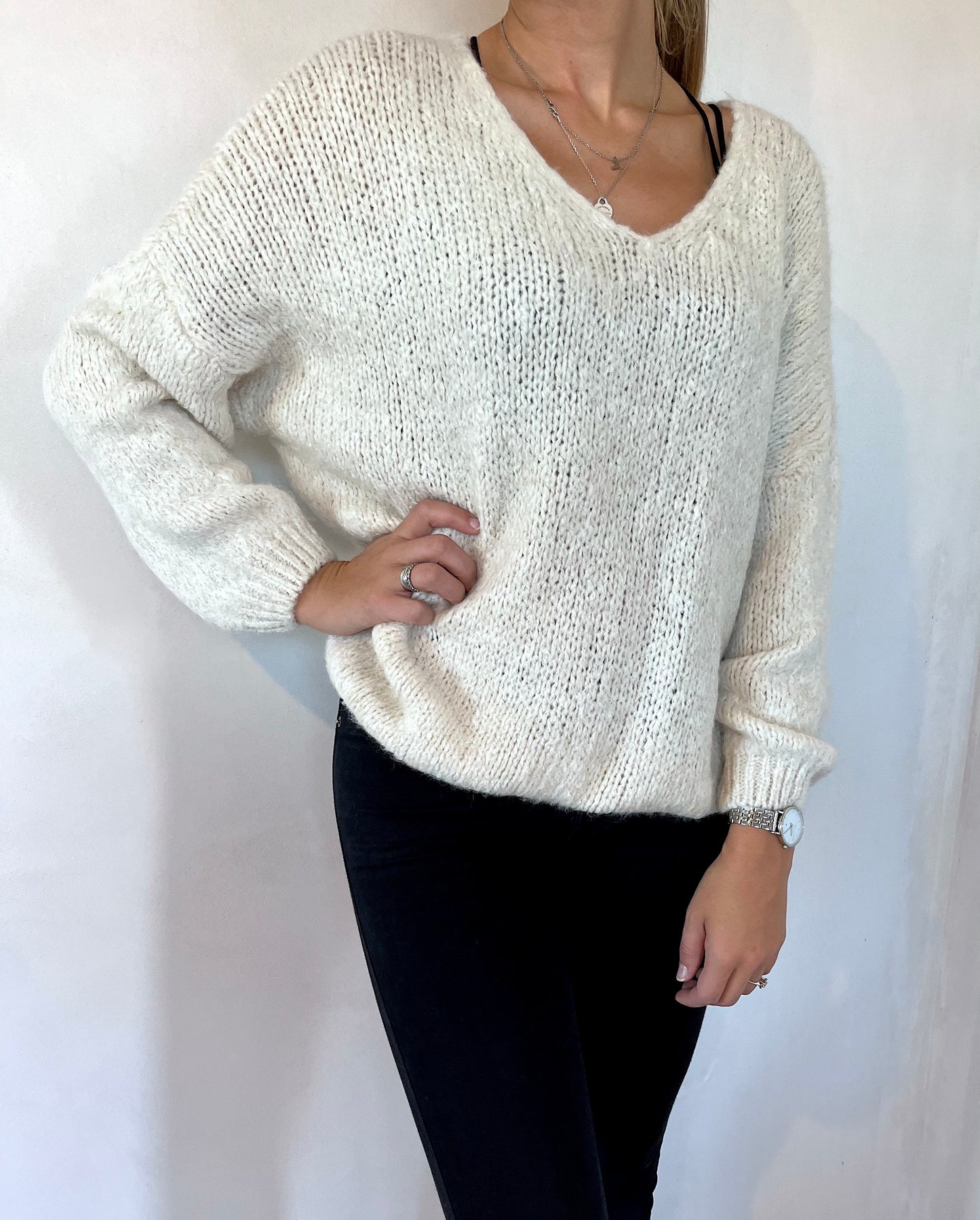 Weicher Strickpullover Betty - versch. Farben