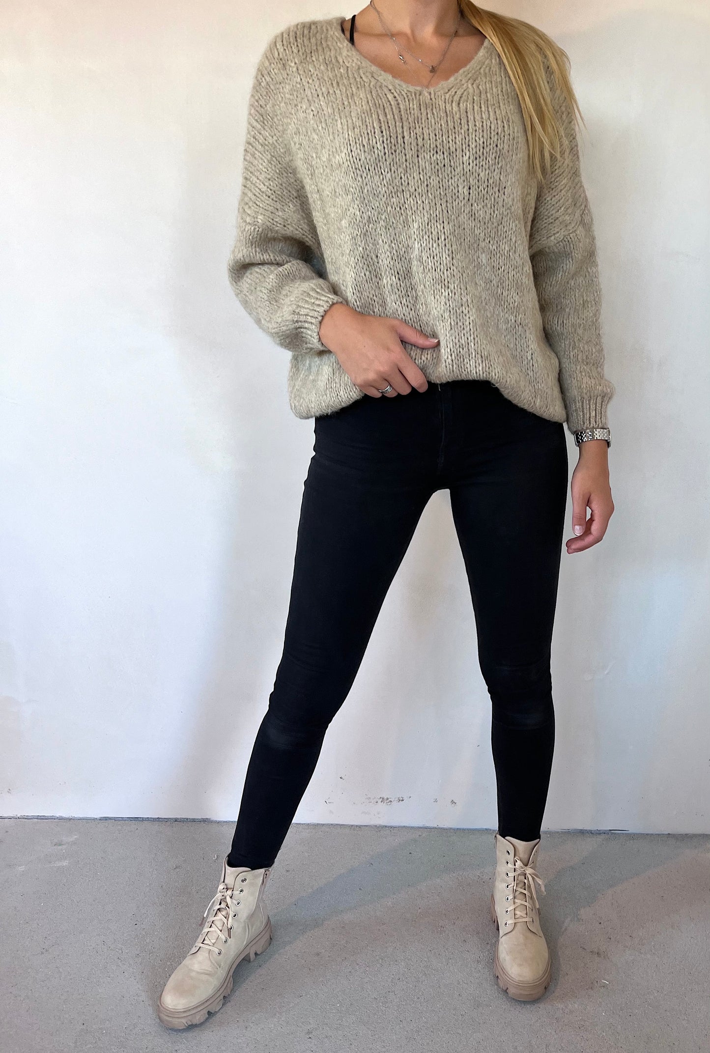Weicher Strickpullover Betty - versch. Farben