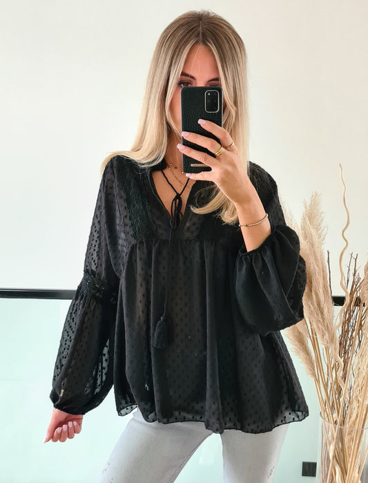 Bluse Blair - schwarz