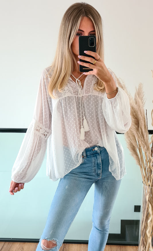 Bluse Blair - weiß